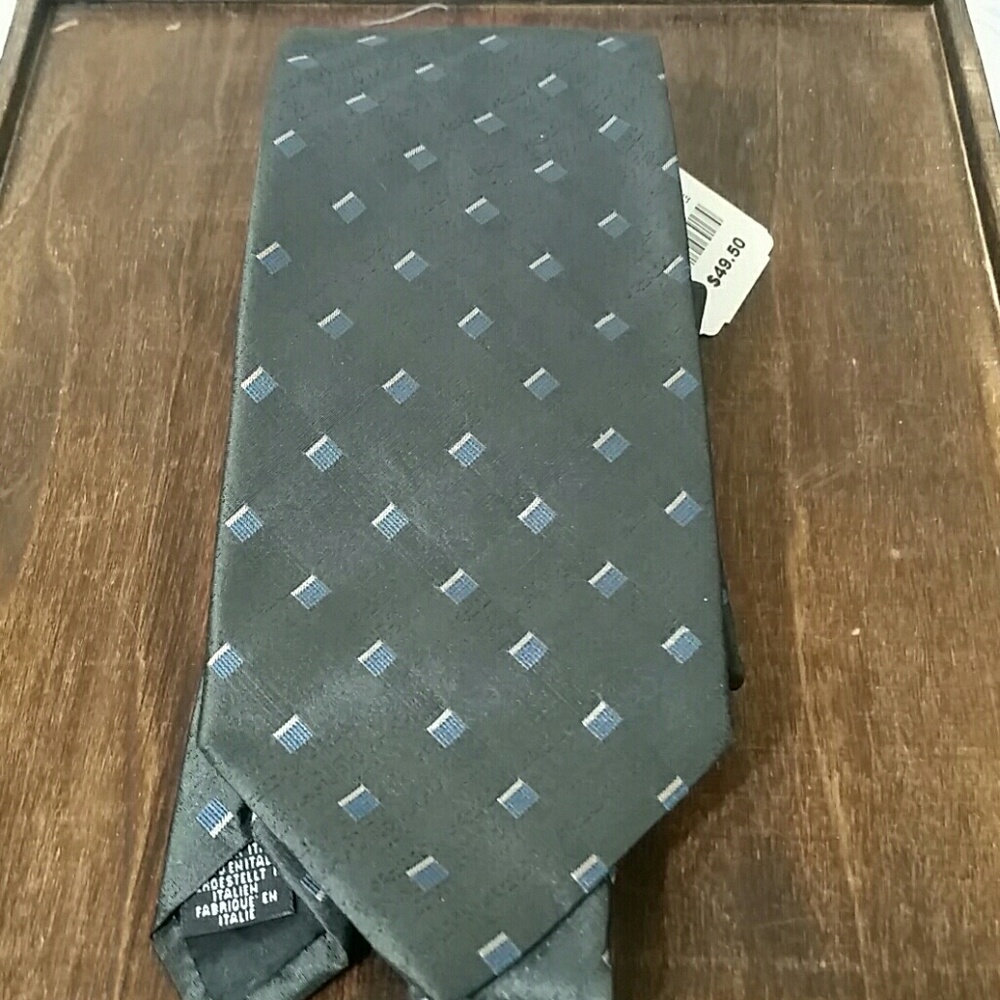 Mara Grey Silk Tie
